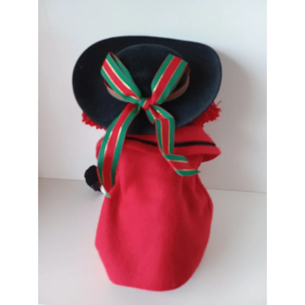 Vintage Christmas Holiday Madeline Plush Doll Toy Stuffed Collectible